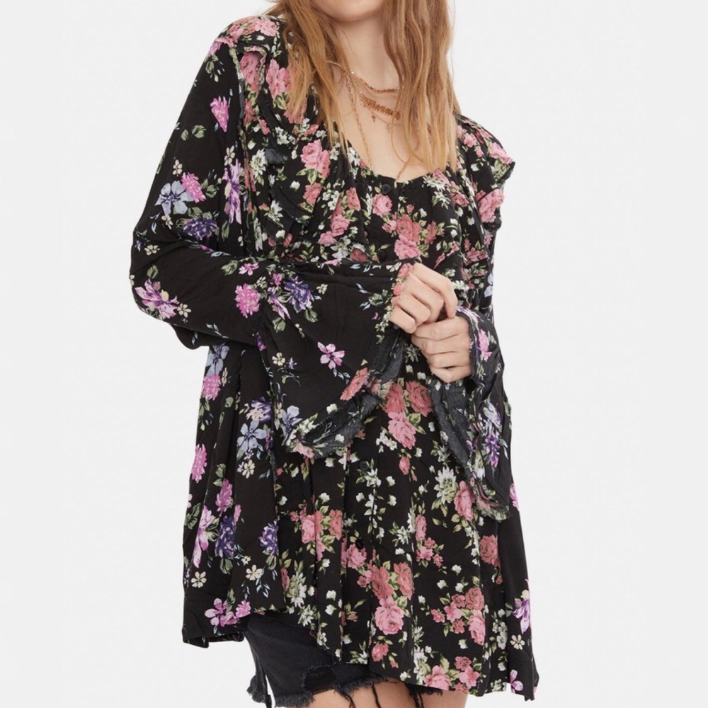 Free People Loretta Printed Tunic